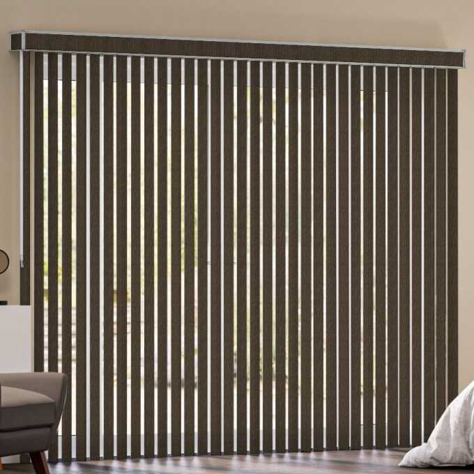 Classic Faux Wood Vertical Blinds
