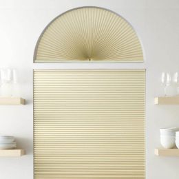 Double Cell Blackout Arch Window Shades