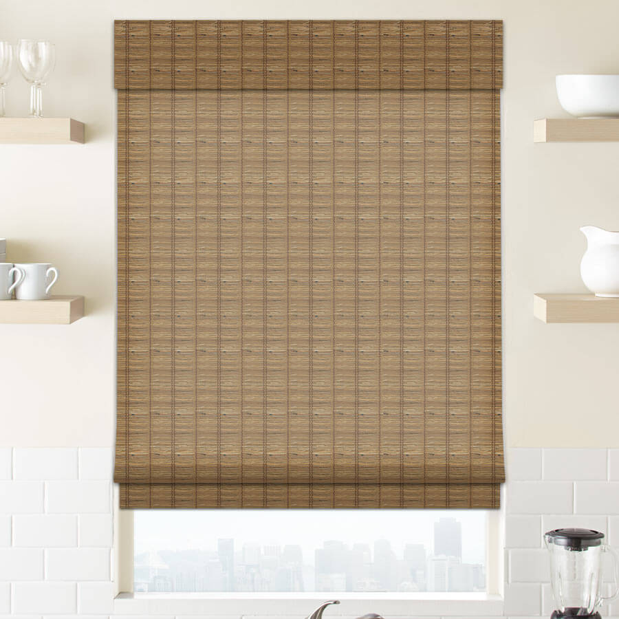 Premium Woven Wood Bamboo Shades, Bamboo Curtains For Patio Doors