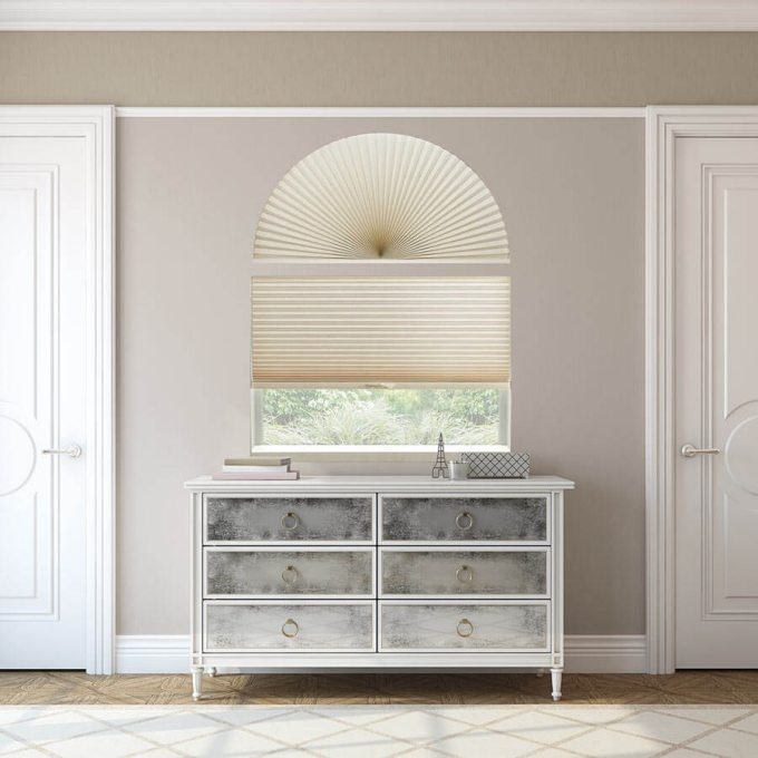 Single Cell Light Filtering Arch Window Shades 7169