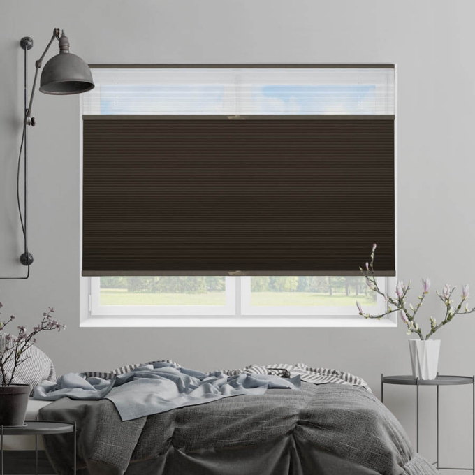 Select Two Fabric Top-Down Bottom-Up Blackout Cellular Shades 9209
