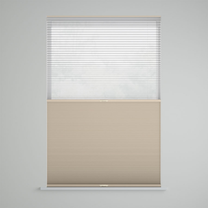 Select Two Fabric Top-Down Bottom-Up Blackout Cellular Shades 9215