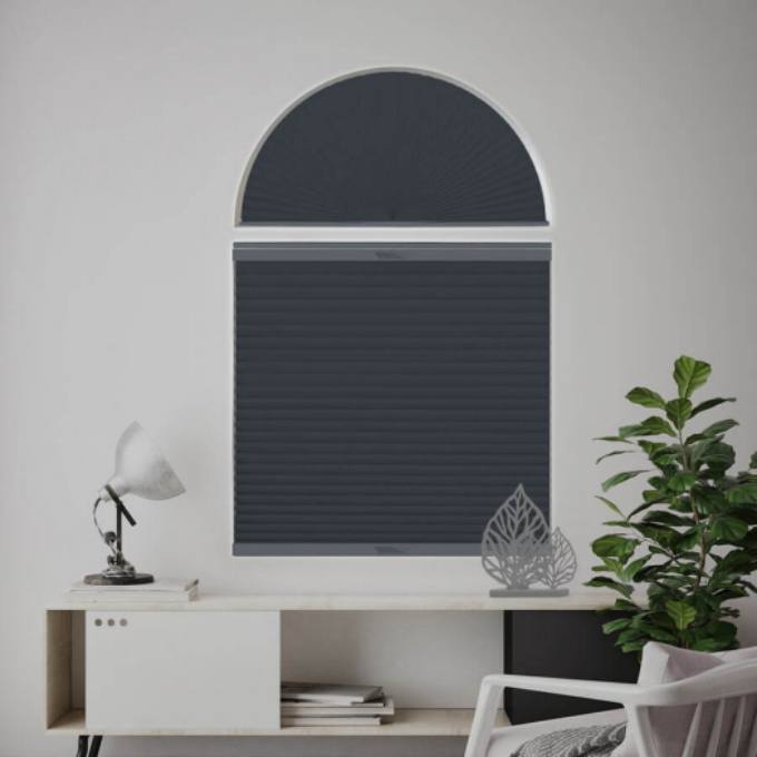 Single Cell Blackout Arch Window Shades 7312