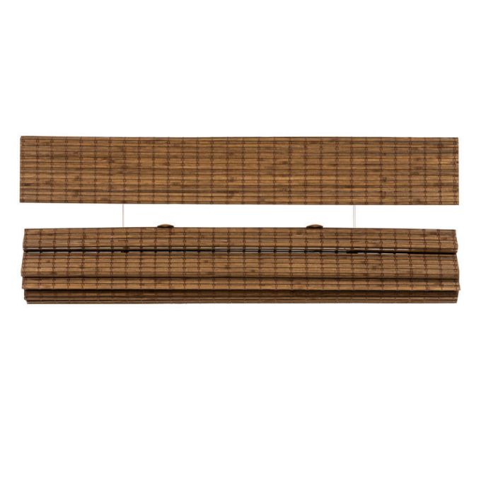 Stores en bois tissé/bambou sans cordon avantage 9017