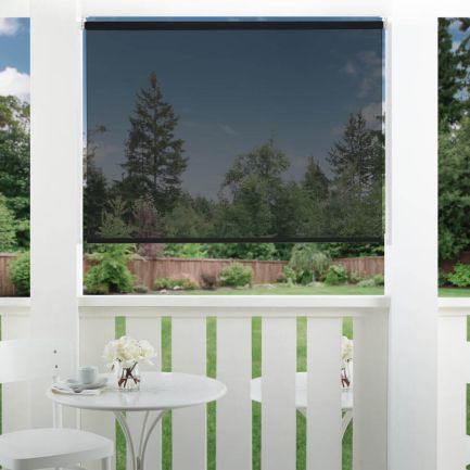 Black Outdoor Blinds Select Canada, Outdoor Patio Blinds Canada
