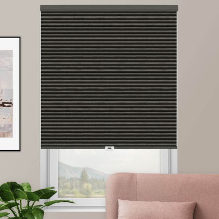Designer Double Cell Blackout Honeycomb Shades