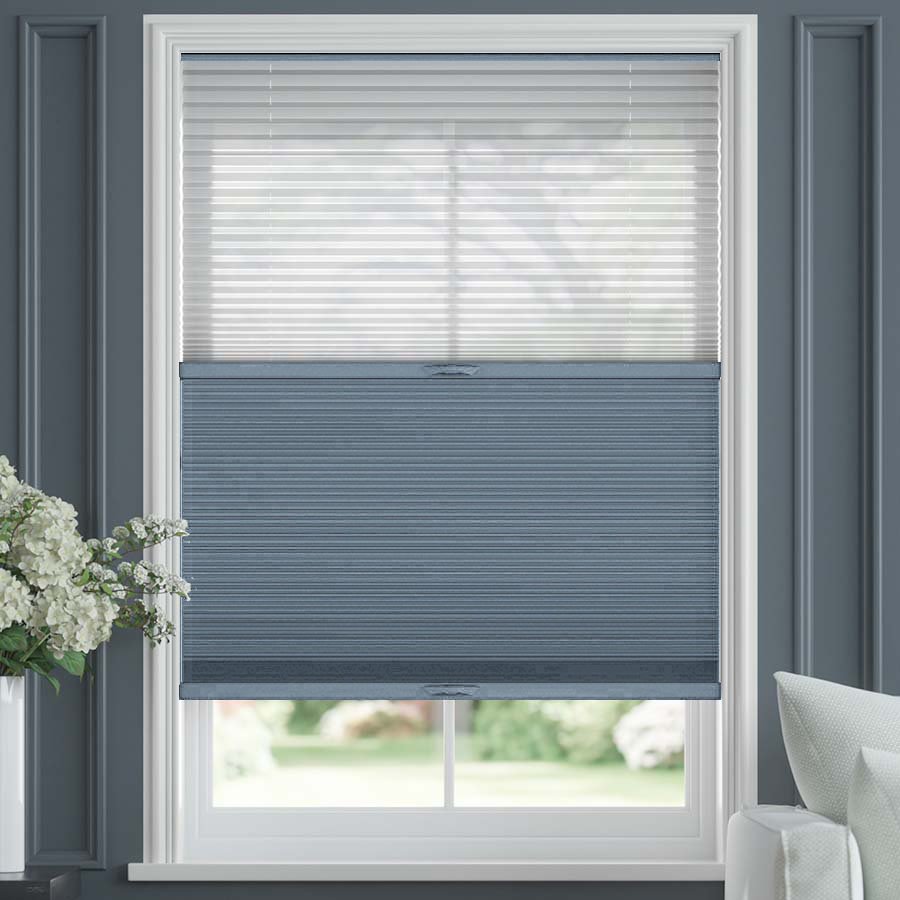 Select Two Fabric Top-Down Bottom-Up Blackout Cellular Shades 1516