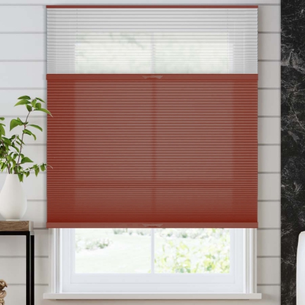 Select Two Fabric Top-Down Bottom-Up Light Filtering Cellular Shades 1515